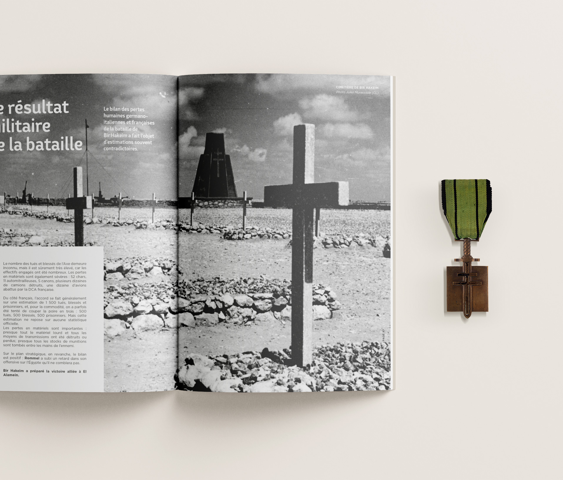 Brochure bataille de Bir Hakeim