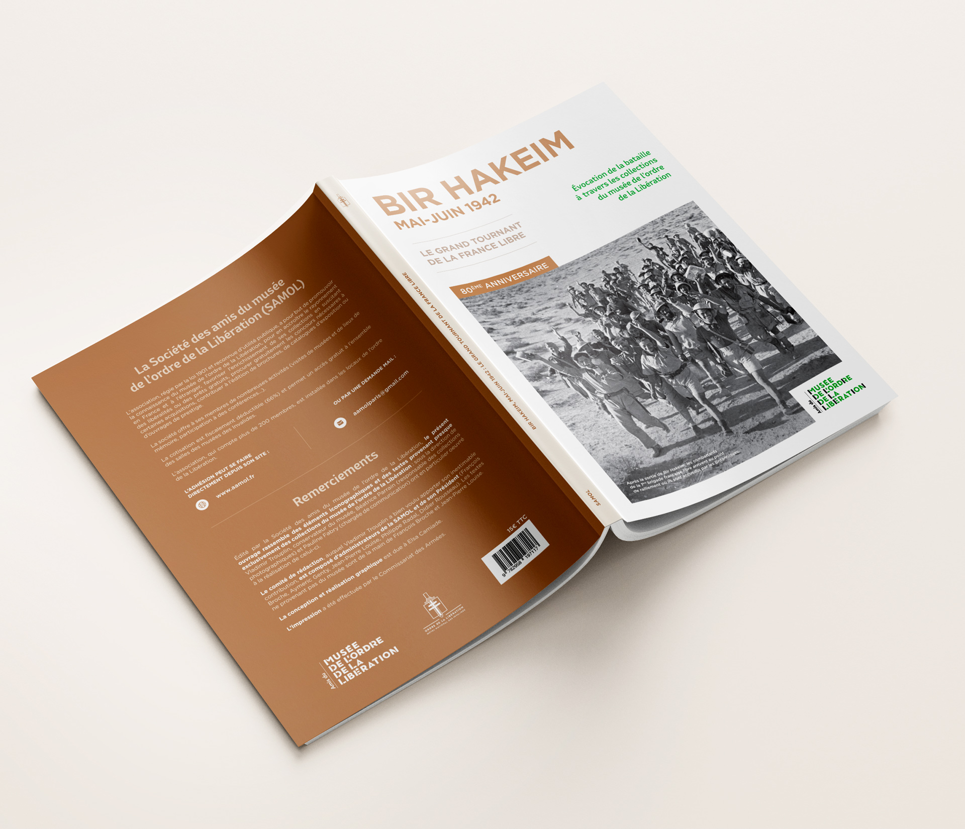 couverture brochure bataille de Bir Hakeim
