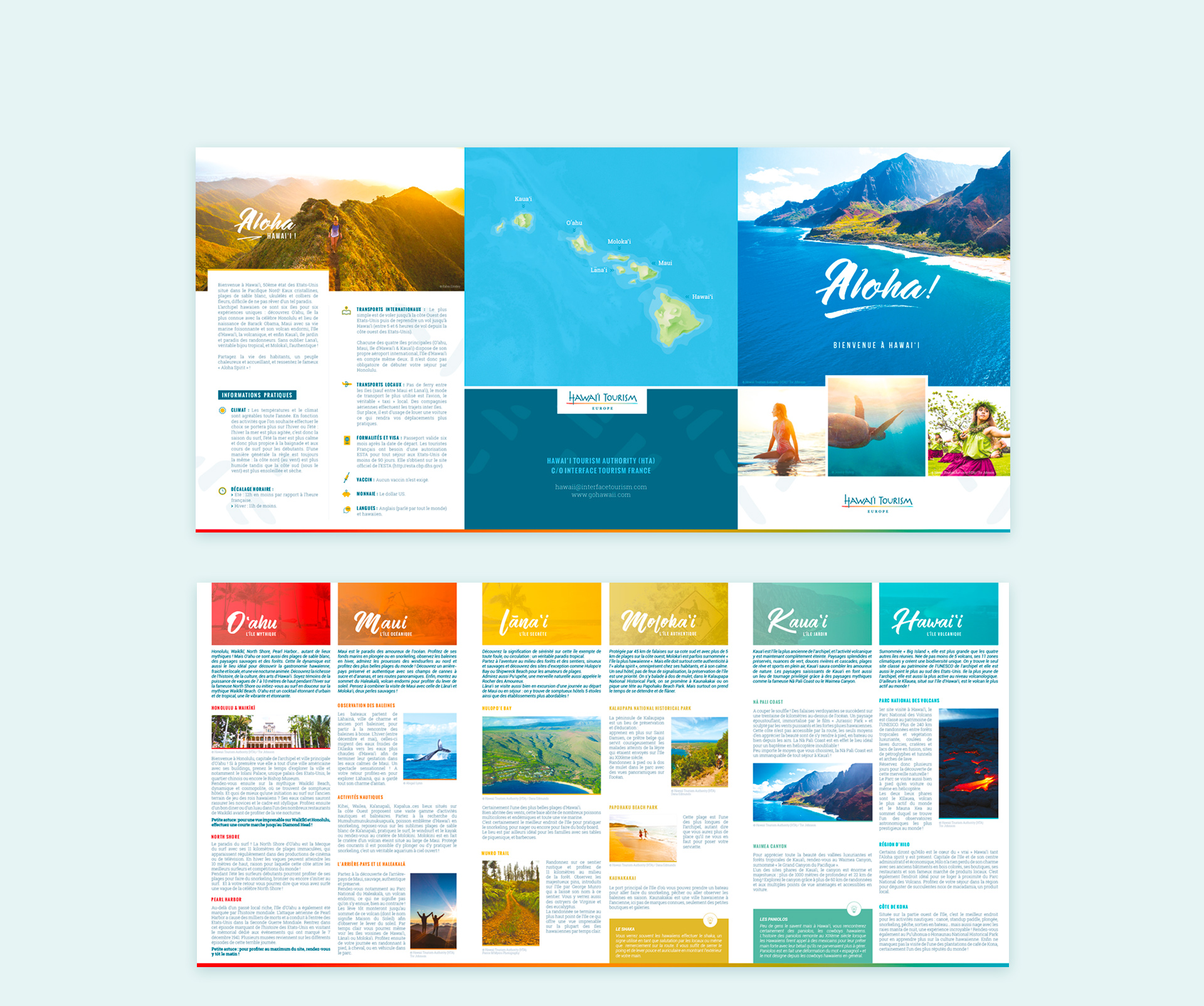 Hawaii Tourism depliant