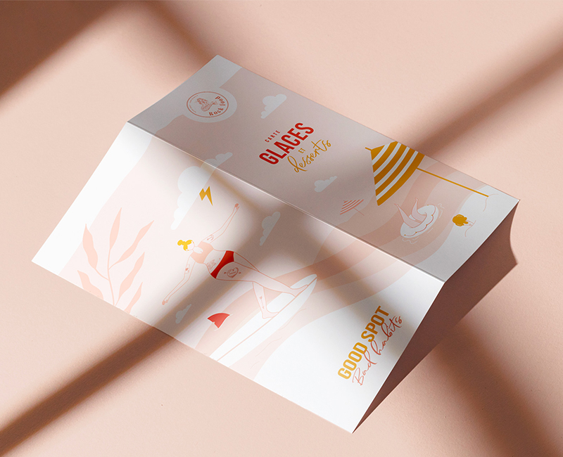 graphisme restaurant Rock Food