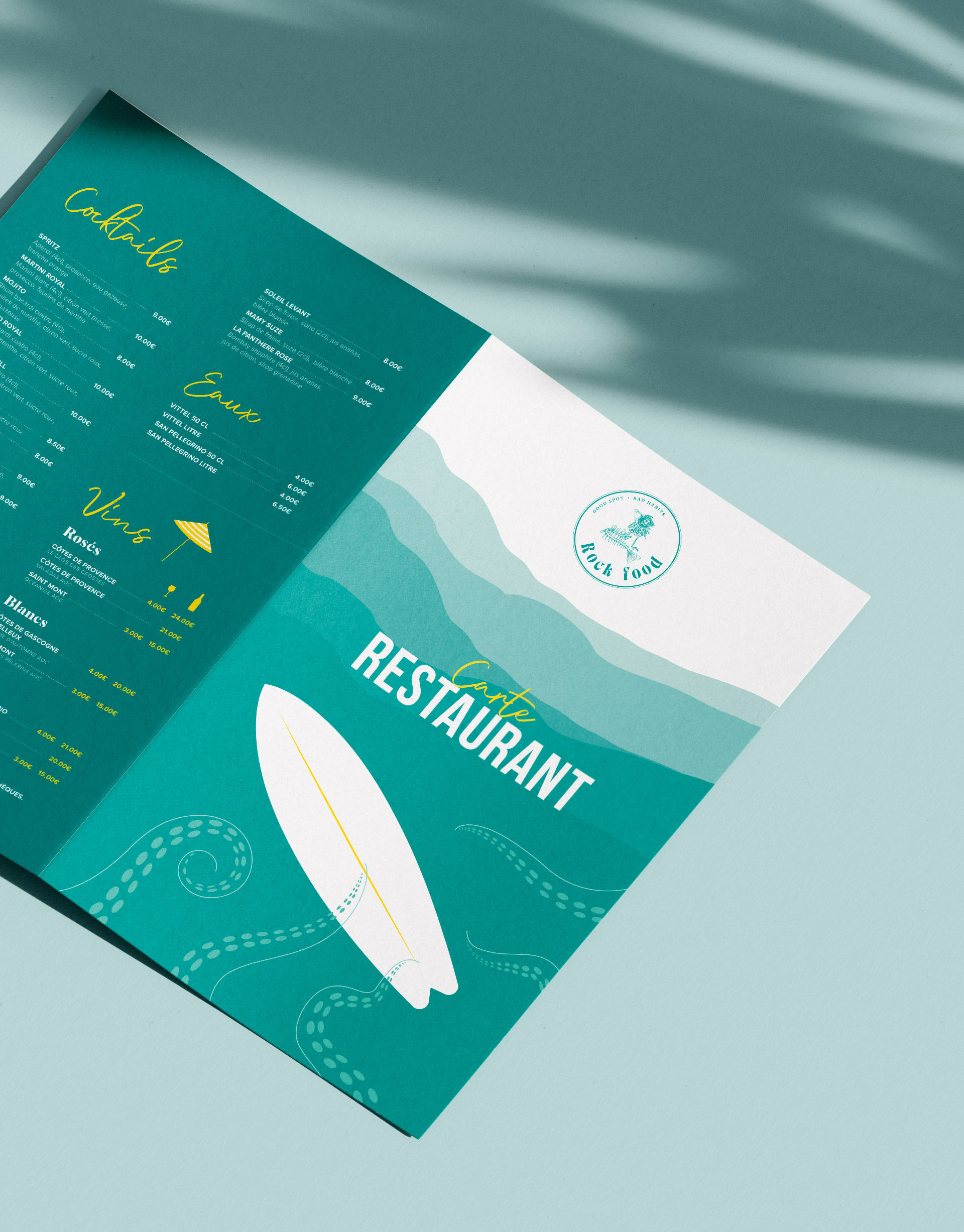 Menus du restaurant le Rock Food