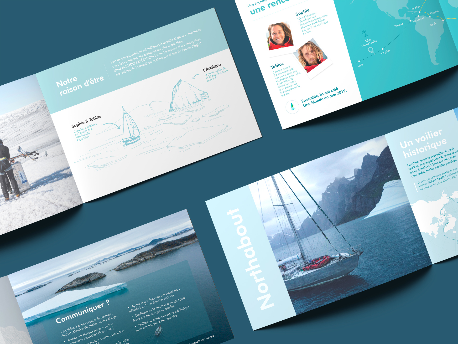 Unu Mundo navigation